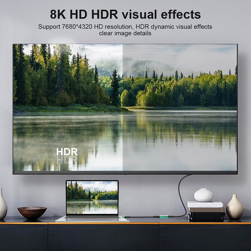 HighDefinition Multimedia Interface 2.1 Cable Male to Female 8K at