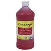 School Smart Washable Tempera Paint, Quart, Red