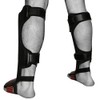 Meister Leg Protectors Leg Support Boxing Kickboxing Cowhide Leather Small/Medium