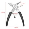 1Pc Snap Ring Pliers Dual-Purpose Circlip Pliers Removing Reassembling Tool