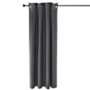Furinno Collins Curtain 52x63 inches Dark Grey