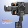 Korecase 3-Axis Gimbal Stabilizer for Smartphone with Tripod, Portable and