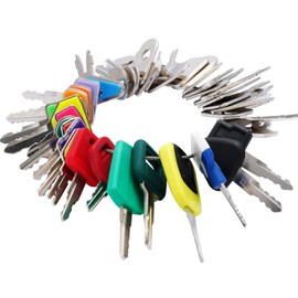 39 Full Range Heavy Equipment Keys-Construction Master Ignition Keys for Homeowners Genie JLG CAT Caterpillar Volvo JCB JD H800 Bobcat Terex Hyster Komatsu 787 Indak Kubota Holland Excavator