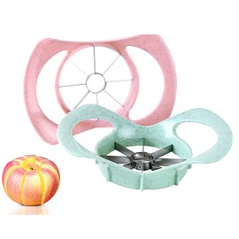 Apple Slicer, 8-Slice Apple Slicer Corer, Apple Cutter Splitter, 8-Blades Core Remover Wedger Divider, Stainless Steel Ergonomic Non-Slip Handles Easy Grip Fruit Slicer for Apples Pears