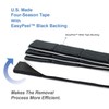 CKAuto 1/2oz, 0.5oz, Ultra Slim Low Profile, Black, Adhesive Stick