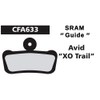 SRAM Guide/Avid XO Trail Pads Disc Brake Pads, Red –