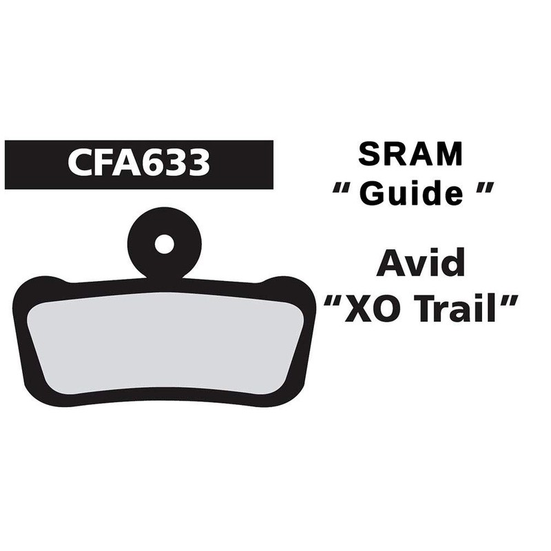 SRAM Guide/Avid XO Trail Pads Disc Brake Pads, Red –