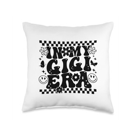 Nad- Pregnancy In My Gigi Era Pregnancy Announcement for Grandma Throw Pillow, 16x16, Multicolor