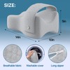 Knee Pillow for Side Sleepers, Large Comfortable Memory Foam Leg