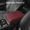 Tecledsn Car Armrest Cover, Auto Leather Waterproof Center Middle Console