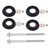 HouYeen Diesel Injector Seals Washer O-ring Clamp Bolts Kit for
