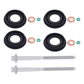 HouYeen Diesel Injector Seals Washer O-ring Clamp Bolts Kit for Transit MK7 2.2 2.4 TDCi