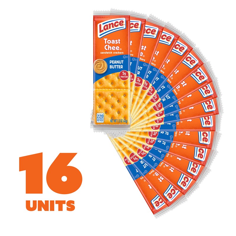 Lance Sandwich Cracker Variety Pack (40 Count) (Pack of 2)