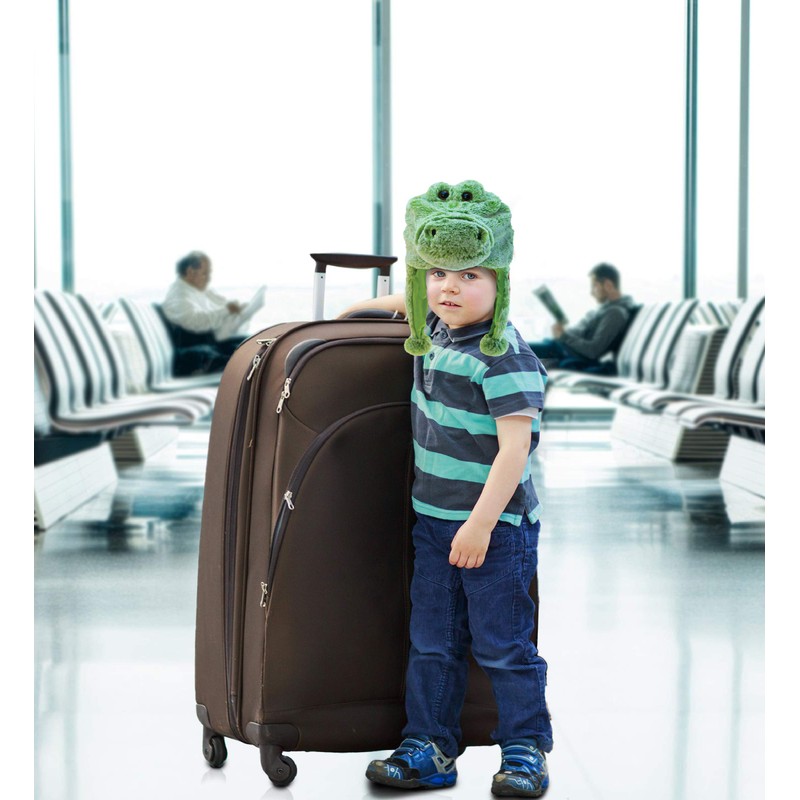 DolliBu Animal Hat with Ear Flaps – Super Soft Plush