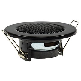 Decken-Einbaulautsprecher ''Mini'', Halogen-Look, 8cm Ø, 6cm Einbau, schwarz