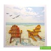 GREENHANDSHAKE Serene Beach Escape, quilling art greeting card for birthday,