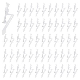 100 Pcs Christmas Light Clips, Waterproof Gutter Light Hooks Outside String Lights Clips for C9 C7 and Mini Lights, All in One Roof Light Hangers for Christmas Gutters Shingles Fence Roof-4g