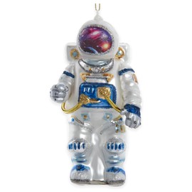 Kurt S. Adler Astronaut Glass Ornament 5.5"