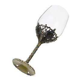 Alipis Multi-Purpose Crystal Wine Goblet Stylish Flute for Parties Holder Included for Celebrations