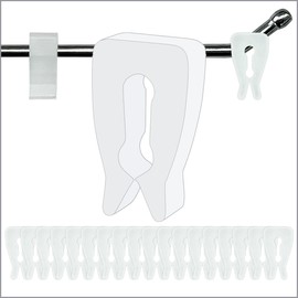 100 Pack Inventory Control Clips, Peg Hook Product Stoppers, Fits .15" to .25" Diam. Plastic or Metal Hooks, Inexpensive Product Display Control, Pegboard Accessories by ClipStrip