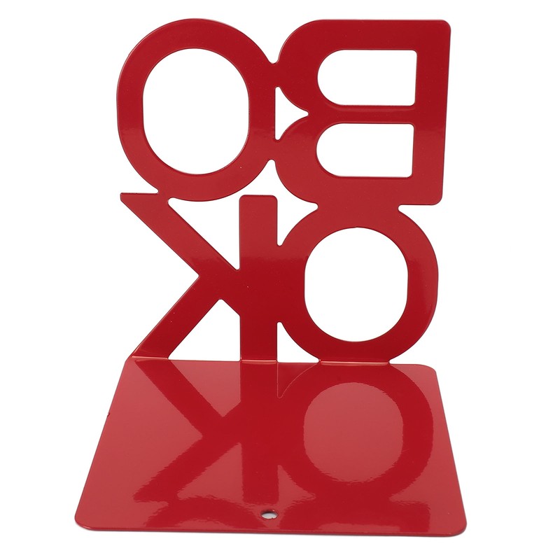 1 Pair Modern Bookend Non Slip Heavy Duty Decorative Book