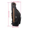YoungMonic Tenor Saxophone Soft Case Black Nylon, Double Zippers with