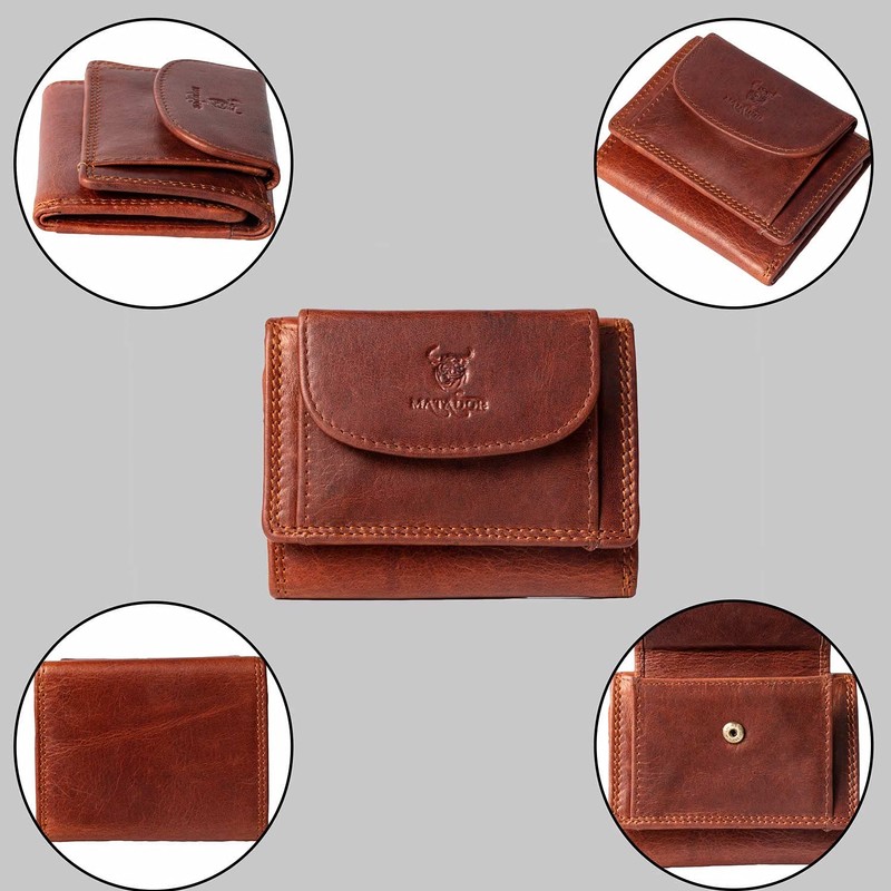 MATADOR 556 Small Mini Purse, Vintage Brown, coin purse