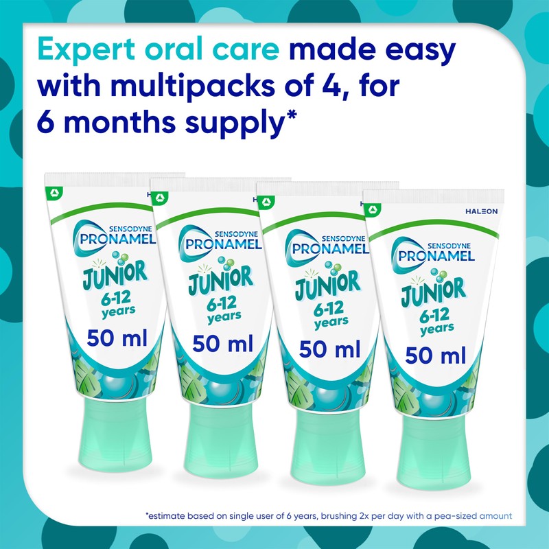 Sensodyne Pronamel Junior 6-12 Years Toothpaste for Juniors, 2X Stronger