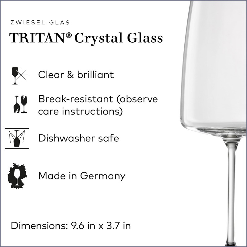 ZWIESEL GLAS Sensa Bordeaux Red Wine Glass (Set of 6),