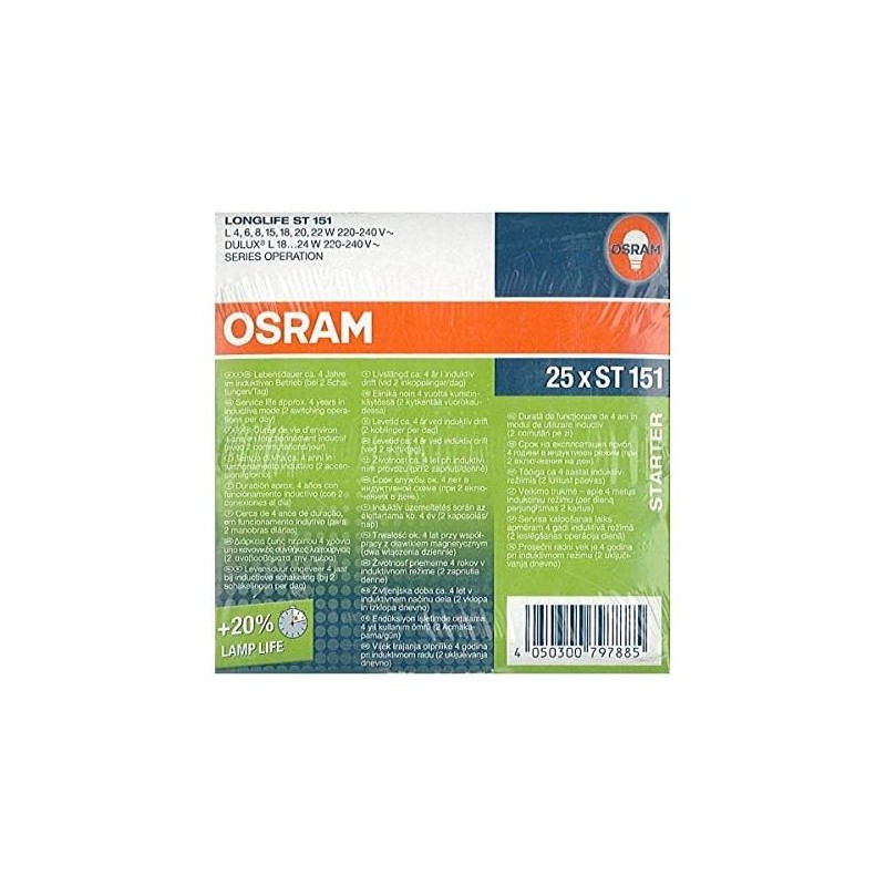 Osram ST 151 Starter F.Reihenschaltung VPE = 25