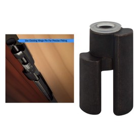Nuk3y Door Saver 3 III Hinge Pin Stop for Residential Doors Fits All 3"" to 4-1/2"" Hinges (Oil Rubbed Bronze)