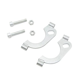 2.5" inch Exhaust Flange Flat Oval Split Repair Replacement 2 pack