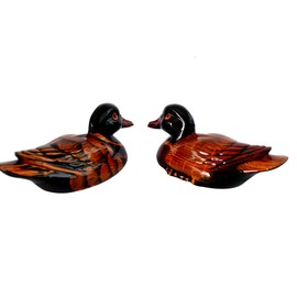 Feng Shui Pair Mandarin Ducks Love & Fidelity/r​esin + Free Fengshuisale Red String Bracelet Y1204