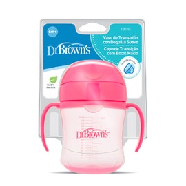 Dr. Brown's TC61001SPX 180ml Soft Mouth Transition Cup Assorted Colours