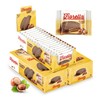 Fiorella Crunch Wafer Cookies, Milk Chocolate Covered Crispy Thin Crunch
