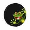MIYASANG Merry Green Frog Spare Tire Cover Animal Happy Paw