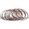 Masters Traditional Games Set of 12 Wooden Hoops For Hoopla
