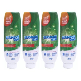 Quita Sarro,manchas De Agua,vidrios, Diamond Shine Pac 4 Pz