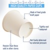 GoCoPack Paper Cups: Pack of 50-4oz (110ml) Small White Paper