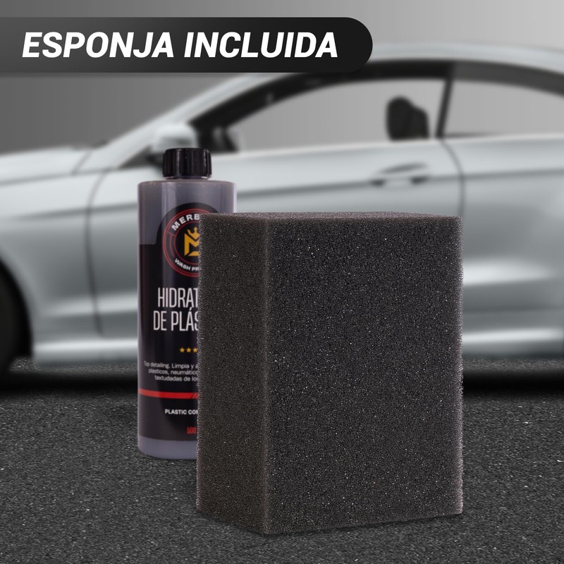 Merbalu Plastic Car Polisher Hydrator Plastic and Tire Renovator.