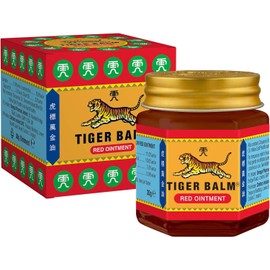 Tiger Balm Red Ointment, Temporary Relief from Minor Muscular Aches and Pains, 30 g (Pack of 1)
