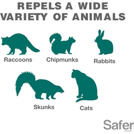 Safer Brand Critter Ridder Animal Repellent Granules - 2 LB Granules for Organic Pest Control - OMRI Listed for Organic Use - 5926 - Easy to Spread, Protect up to 120 Sq Ft - Repel with Scent & Taste