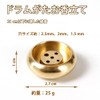 Brass Drum Mini Incense Holder for Buddhist Altars Cute Incense
