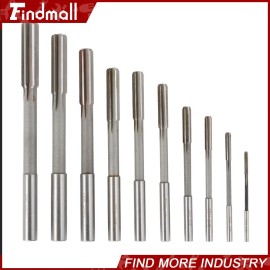 findmall 10Pcs Machine Reamer Set,HSS H7 Straight Flute Chucking Reamer Milling Cutter