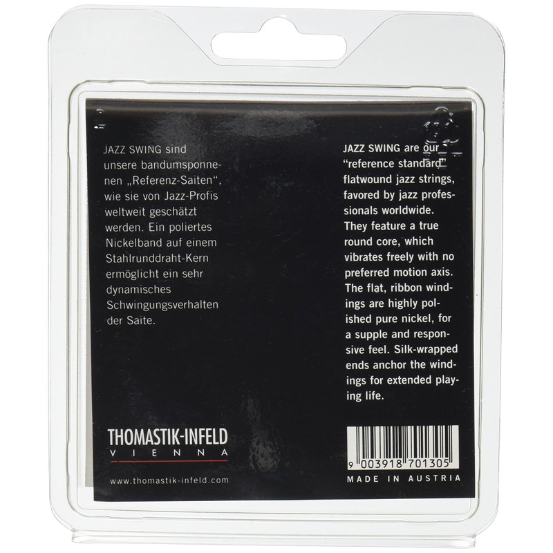 Thomastik Strings for Electric Guitar Jazz Swing Series Nickel Flat