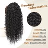 AISI BEAUTY Curly Drawstring Ponytail Hair Extension for Women,20 Inch