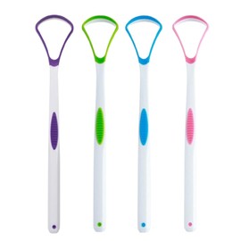 JchEnye 4 Stück Zungenreiniger - Effektiv gegen Mundgeruch - Ideal für die Zungen - und Mundpflege