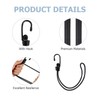 5 Pcs Wheelie Bin Locks, 55 cm Black Universal Heavy