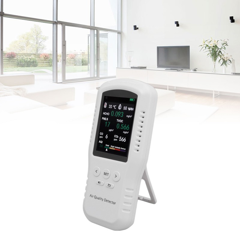 USB Air Quality Tester High Accuracy with 3.2in LCD PM2.5