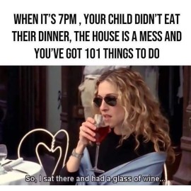 mom funny so I drank a glass of wine High Quality Metal Magnet 4 x 4 inches 091